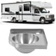 thumbnail image 4 of Fregadero de cocina, fregadero de lavabo triangular de esquina, fregadero para barco, fregadero con acabado cepillado, estándares líderes en la industria, 4 of 9