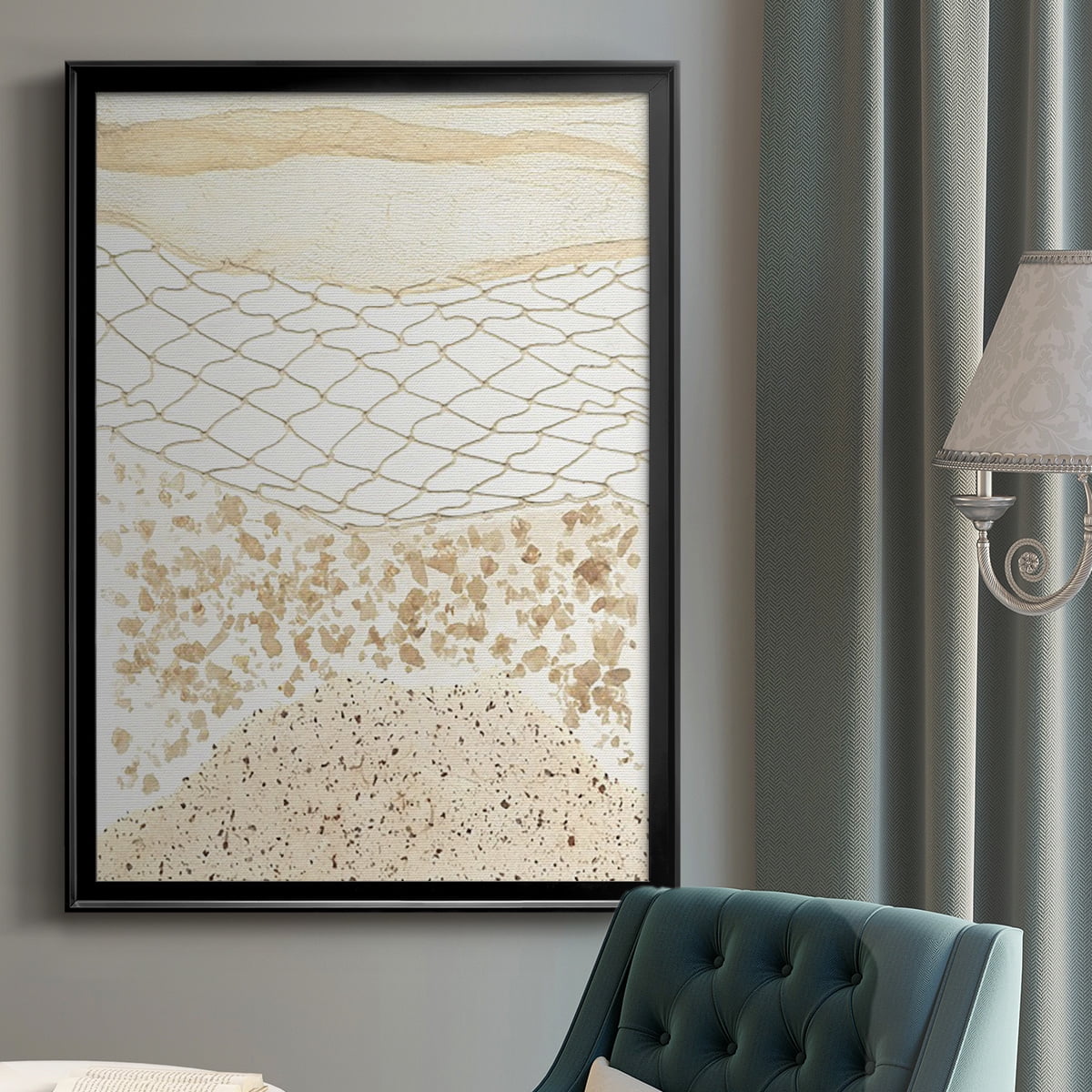 Coast Away II Premium Framed Print, in Gold, Black, or Silver - Ready to Hang