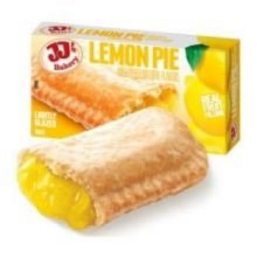 JJ's Bakery Lemon Snack Pies, Individually Wrapped, Nut-Free, Kosher Parve, 4 oz, Pack of 12