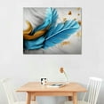 thumbnail image 2 of ARISTURING art Prints Pictures Canvas Wall Art Luxury Golden Feathers Gold Abstract Nordic Posters Prints for Living Room Decor, 2 of 4
