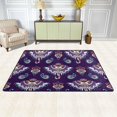 thumbnail image 2 of SKYSONIC 36x24in Mandala Elephant Area Rug, Paisley Lotus Non-Slip Floor Carpet for Indoor Living Dining Room Bedroom, 2 of 7