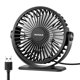 thumbnail image 1 of Ventilador de escritorio TriPole alimentado por USB, 3 velocidades, 11 cm, cable de 1,5 m, 1 of 8