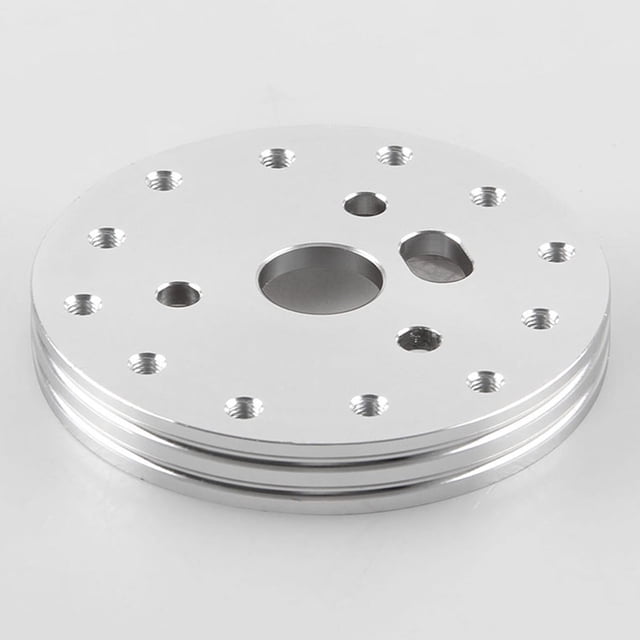 FESTFENDS Adaptador Para Volante De 6 Orificios A 3 Orificios Color Plateado Para Automóvil