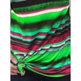 thumbnail image 4 of DYMADE Women Plus Size Loose Multicolor Stripe Splice Leopard Print Long Sleeve T-shirt Top, 4 of 4