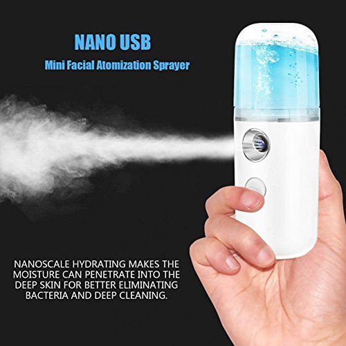 Nano Facial Mist Sprayer, 30ml Handy Atomization Machine Face Moisturizing  Hydration Refreshing Face Care Portable Travel Home Use USB Charging