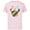 Soft Pink, variant on Disney Minnie Mouse Silhouette Rainbow - Short Sleeve Cotton T-Shirt for Adults- Customized-Black