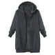 thumbnail image 1 of ICHUANYI Clearance Women Plus Size Fashion Vintage Solid Fleece Hooded Zipper Long Sleeve Thick Coat Tops(Gray, XXL) ICHUANYI WER2023081113763, 1 of 5