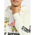thumbnail image 4 of SpongeBob SquarePants Men's and Big Men's Stay Weird Graphic Hoodie, Sizes S-3XL, 4 of 5