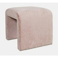 thumbnail image 5 of Jofran Sophia Modern Luxury Curved Upholstered Jacquard Petite Ottoman Bench - Set of 2, 5 of 9