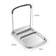 thumbnail image 4 of 2X Soporte para Cucharas de Cocina con Soporte para Tapa, Soporte para Utensilios de Cocina con Almohadilla Antigoteo, Estante Organizador de Encimera para Cucharones, Pinzas, 4 of 5
