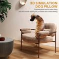 thumbnail image 4 of 3D Bend Dog Printed Throw Pillow Children Favorite Toy Cushion, 4 of 5