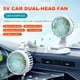 thumbnail image 4 of Ventilador de circulación de aire, circulador de coche eléctrico de doble cabezal, plegable para el hogar automático Sywqhk Accesorios para autos y motos, 4 of 7