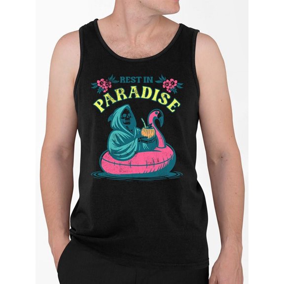 Grim Reaper Paradise Tee Tank Top Men's