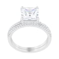 thumbnail image 2 of Princess Solitaire Wedding Set Ring, 2 of 4