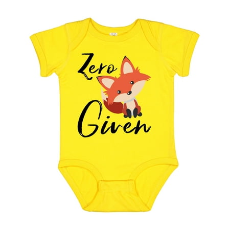 

Inktastic Zero Fox Given Gift Baby Boy or Baby Girl Bodysuit