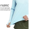 thumbnail image 5 of MIER Men's Sun Protection Hoodie Long Sleeve Workout UV Shirts, 5 of 7