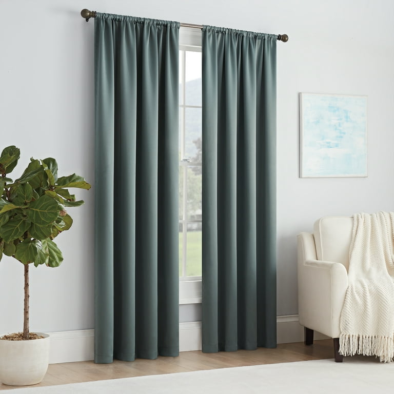 Eclipse Traditional Rod Pocket Room Darkening Curtain Panel 54