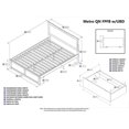 thumbnail image 4 of Leo & Lacey Urban Queen Storage Platform Bed in Espresso, 4 of 4