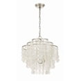 thumbnail image 6 of BRI-3008-SA Crystorama Lighting Brielle - Four Light Chandelier-Antique Silver Finish    -Traditional Installation, 6 of 17