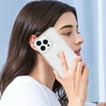 thumbnail image 4 of Ultra-Thin Case for iPhone 16 Pro Max, Shockproof PC Back Cover, Matte TPU Frame, Anti-Scratch Clear Back, Anti-Yellowing, Military Drop Protective, Wireless Charging Compatible, Glitter Clear, 4 of 6