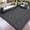 Black and gray, variant on Geometric Outdoor Rug Patio Waterproof, Modern Neutral Outdoor Plastic Straw Rug with Portable Bag, Camping Rugs for Outside Your RV, Reversible Mats for Backyard,