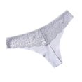 thumbnail image 1 of Minnieouse Bragas de tiro bajo, tanga, bragas sin costuras, diseño de encaje, sexy, atractiva, mano de obra fina, elasticidad, ropa de dormir para mujer Ropa interior Gris claro SG Minnieouse AP019044-23, 1 of 6
