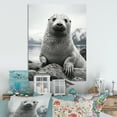 thumbnail image 2 of Designart "Arctic Seal Alaska " Animals Metal Art Print, 2 of 5
