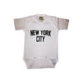 thumbnail image 2 of NYC Factory New York City Baby Bodysuit Screen Printed Lennon Retro Style 6m, 2 of 2