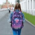 thumbnail image 6 of FORMRS Kids School Backpack Elementary Student Unisex Travel Bookbag with Reflective Stripes, Neon Jellyfish, 6 of 7
