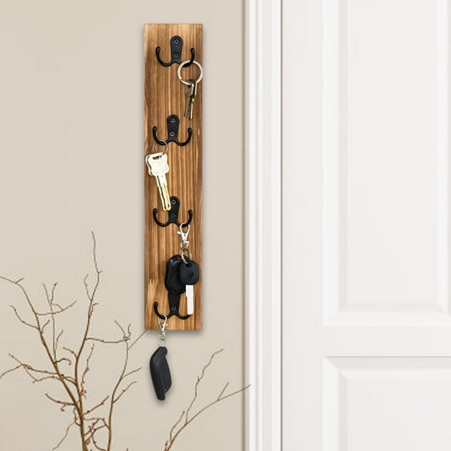 Portallaves de pared, solución de almacenamiento vertical, organizador de llaves, colgador para entrada del hogar, bolsos, carteras y correas para