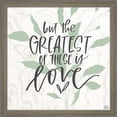 thumbnail image 3 of Great Art Now Faith, Hope, Love & The Greatest by Valerie Wieners, 2 Piece Framed Art Set Each 13"W x 13"H, 3 of 4