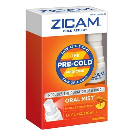 2 Pack Zicam Cold Remedy Pre Cold Oral Mist Arctic Mint Each 1
