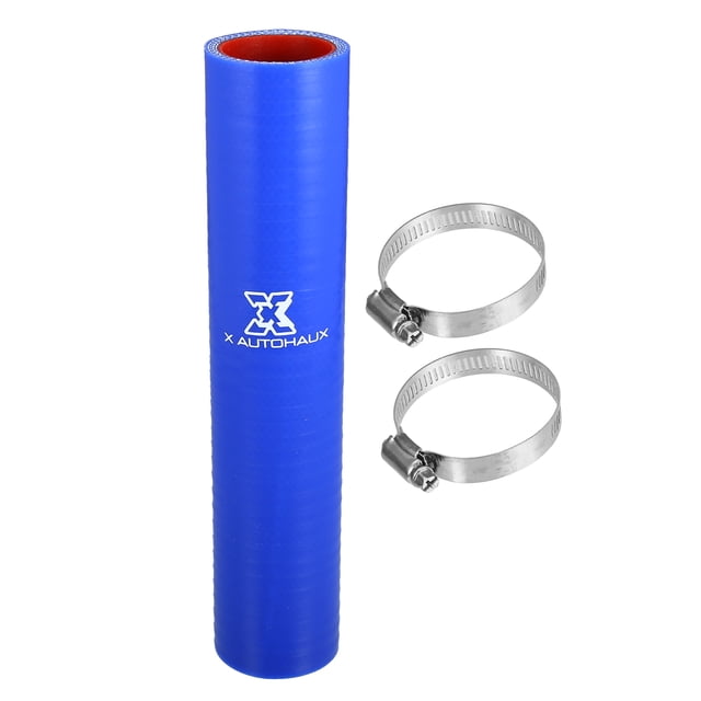 1.26" ID 7.87" Longitud Recto Silicona Reductor Manguera Azul para Coche