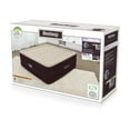 Bestway® Maroon Tritech Airbed Queen 20" with Builtin AC Pump