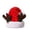Red, variant on Uobin Kids Cartoon Animal Knit Beanie Hat Deer Dinosaur Bear Chick Bunny Mouse Design Warm Winter Cap for Boys Girls Outdoor Snow Play