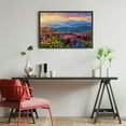 thumbnail image 6 of JRXY Wildflowers Mountains Sunset Wooden Jigsaw Puzzle Challenging Difficult Wood Puzzle for Adults 1000 PCS, 6 of 6