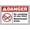 Warning Sign 3, variant on Danger No Smoking at Any Time Sign - 8"x12" Vintage Metal Warning Sign for Home Farm Bar Coffee Shop Club, Hospital, Gas Station