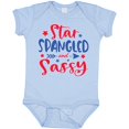 thumbnail image 3 of Inktastic 4th of July Star Spangled and Sassy with Arrow and Stars Boys or Girls Baby Bodysuit, 3 of 5
