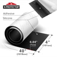 thumbnail image 3 of Almohadilla antideslizante X-Protector - 1 rollo negro de 40 x 4 - Pies de silicona premium para evitar que los muebles se deslicen - Protectores de piso antideslizantes para muebles y electrodoméstic, 3 of 6
