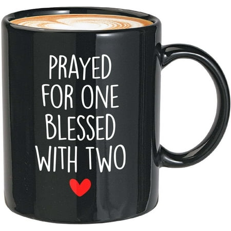 

Grandma Mug Little Fingers Nene - Grandma Family Birthday Granddaughter Grandson -Blessed With Two 11 Oz