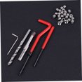 thumbnail image 3 of WHAMVOX 30Pcs Red Thread Repair Kit M6 Helicoil Insert Tool Set for Automotive Engine Metal Thread Restoration, 3 of 8