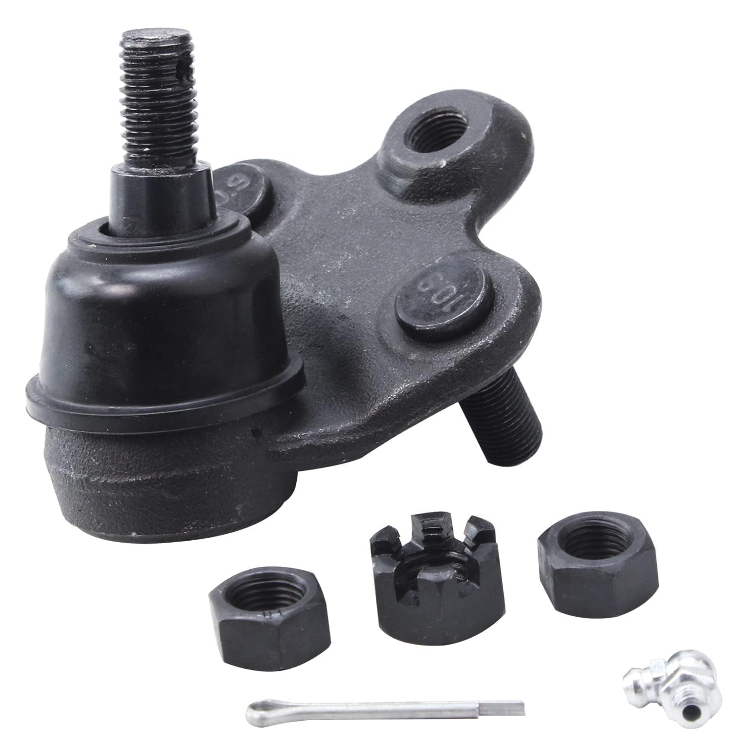 Detroit Axle - Front Lower Ball Joints for 2006-2011 Honda Civic, CSX 2007 2008 2009 2010 2 Lower Ball Joints Pair Replacement
