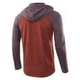 thumbnail image 3 of TSADFHJI Gilets pour Hommes Mode Décontractée Manches Raglan à Capuche avec Cordon de Serrage T-Shirt à Manches Longues TG Violet, 3 of 3