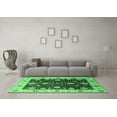 thumbnail image 3 of Ahgly Company Indoor Rectangle Oriental Emerald Green Traditional Area Rugs, 6' x 9', 3 of 4