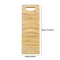 thumbnail image 3 of Hearth & Gear Wood Washing Board With Rectangle Handle Hand Pussion Hand Wash Board For Home Lndry Clothes Practical Durable Material Thickened Stain Removal Steel Household Cleaners 1 Tbsp Silicone, 3 of 4