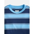 thumbnail image 2 of Wonder Nation Boys Striped Tee with Long Sleeves, Sizes 4-18, 2 of 4