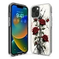 thumbnail image 3 of MUNDAZE Apple iPhone 13 Pro Max Barbed Wire Gothic Red Roses Double Layer Phone Case Cover, 3 of 5