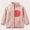 Pink, variant on PiGOGI Kids Fashion Long Sleeve Zip Coat with Pockets Warm Casual Outerwear for Boys and Girls School Travel Party Purple 14-15 Years
