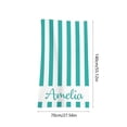 thumbnail image 3 of Toalla de playa con temática marina: estrellas de mar, conchas y tortuga marina. Toalla de microfibra absorbente de secado rápido para la playa, la piscina y los viajes., 3 of 6