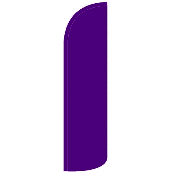 Purple Solid Color King Windless Flag (Hardware Not Included) Advertisement /Business Flags | Feather Flag |